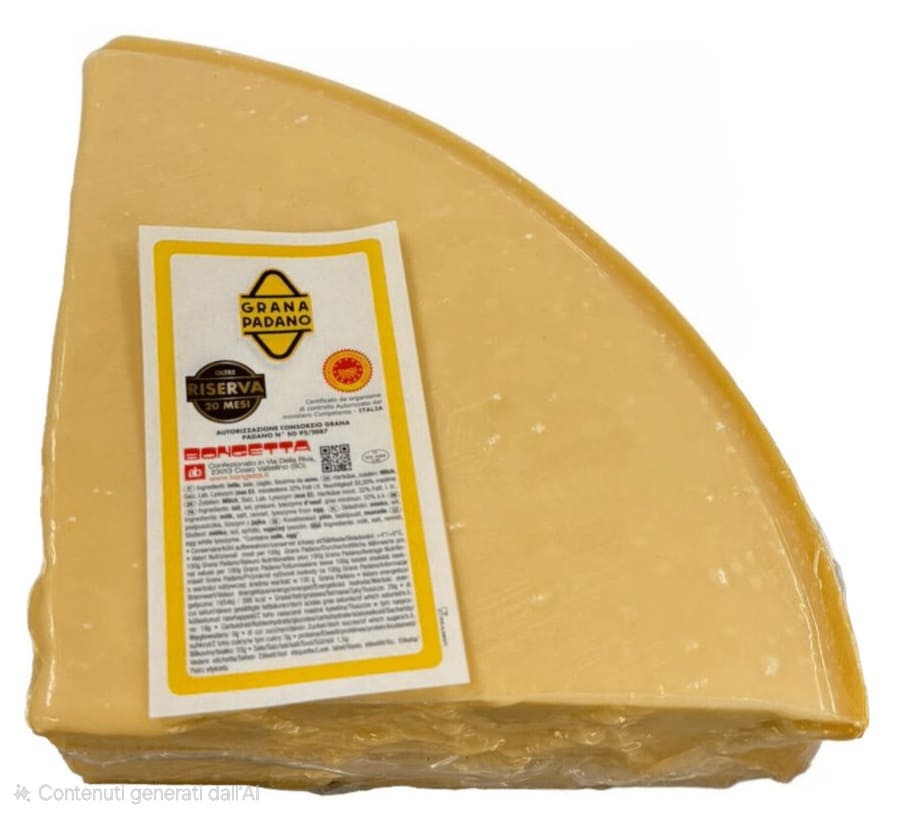 GRANA PADANO dop 1/8 riserva 20 mesi