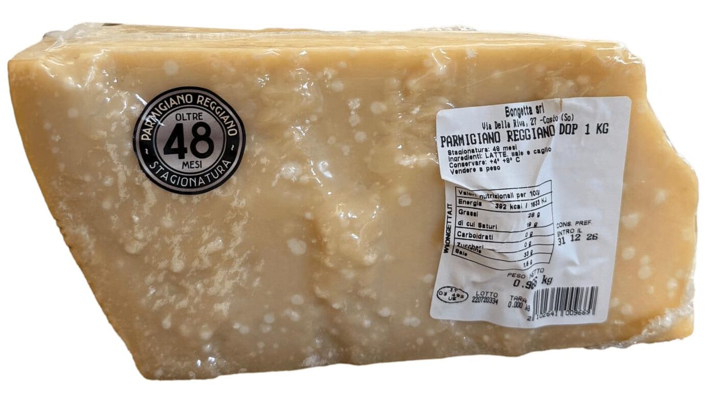 PARMIGIANO REGGIANO dop 1 kg 48 mesi